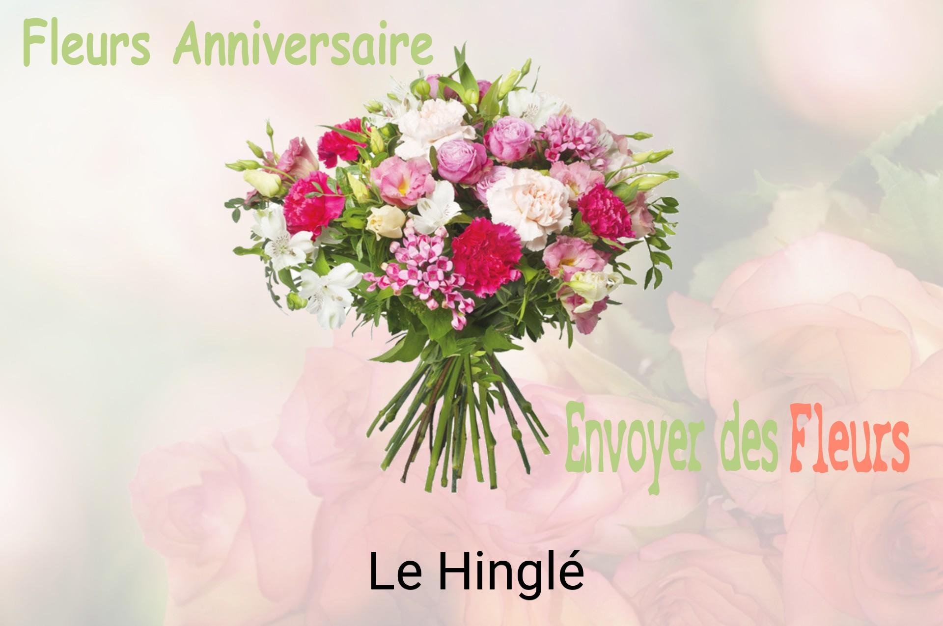 Bouquet de fleurs d’anniversaire livré à Le Hinglé