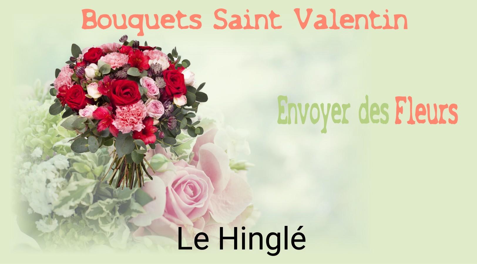 Roses de Saint-Valentin livrées à Le Hinglé
